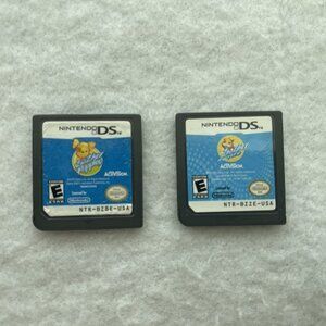 Zhu Zhu Puppies Pets Nintendo DS 2010 Lot Of 2 Game Cartridge Only TESTED WORKS